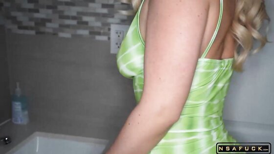 Blonde Hotwife Picks Up Huge BBC at Party