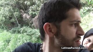 Fucking Latina newbie with braces on casting