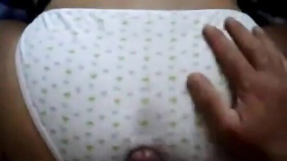 Homemade panties fuck