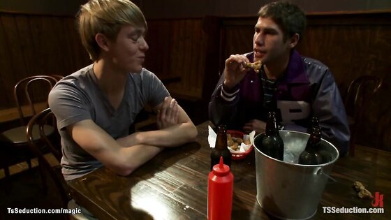 Big cock shemale fucking students