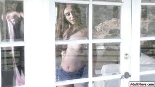 Busty stepdaughter deepthroats and titfucked ifo her stepdad