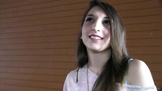 Sexy Brunette Teen Fucked With Bukkake