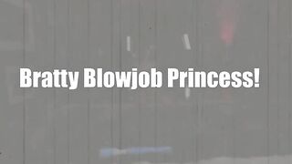 Slender Teen Blowjob