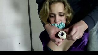 Young Blonde Hogtied