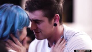 Big tit babe doesnt mind her friends watching her get fucked