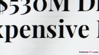 Busty lawyer facesitting blonde client