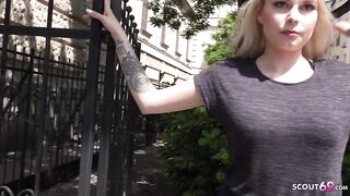 Stunt Blonde Fucked With Facial