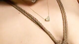 Sub Hairy Japanese BBW Played In Bondage