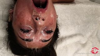 Tiana Blow Messy Upside Down Facefucking