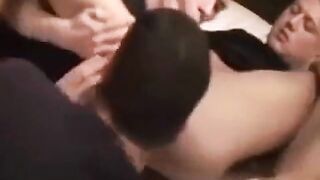 Big-Cocked British Chavs in a Dirty Threesome