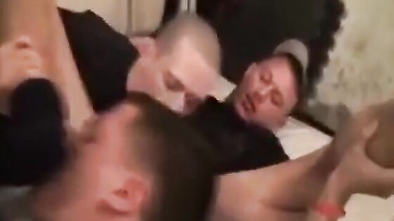 Big-Cocked British Chavs in a Dirty Threesome