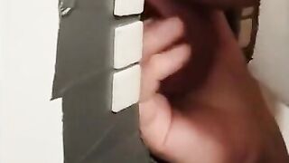 Glory Hole Amateur Takes on a Big Cock