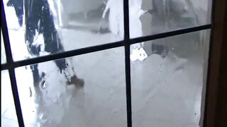 Deutsche Amateurin wird in Nylon gefickt