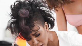 Big Tits Shemale Fucks Stunt Ebony Girl