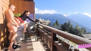 Public Flashing Gardener Gets BDSM Surprise