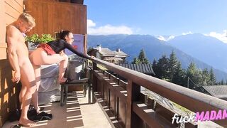 Public Flashing Gardener Gets BDSM Surprise