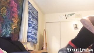 Amateur Threesome - GF Sucks a Stranger's Cock