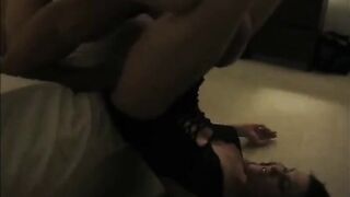 Rough Prone Bone with Big-Ass MILF Swingers