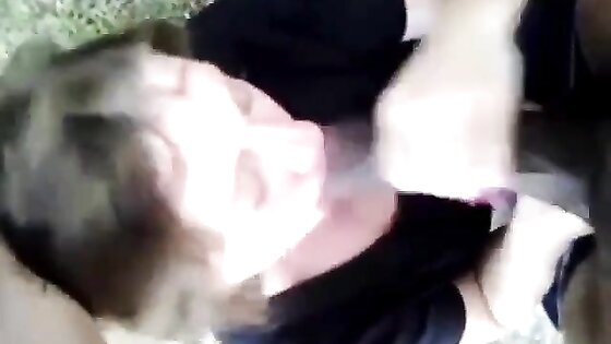 Mature Amateur Hooker Sucks BBC Outdoors