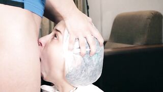 COVID Cure Blowjob - Amateur Teen Parody