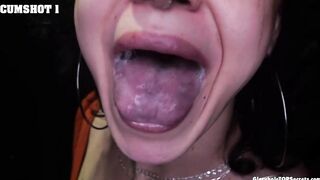 Yes Robbin, tht's how you swallow cum!