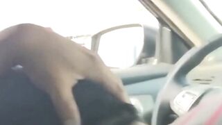 Stranger Gives Me a Blowjob in My Car While I Was Jerking Off