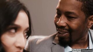 Fucking my black boss comes with the job