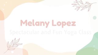 Melany Lopez Yoga Class