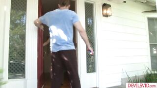 Guy licking and fucking horny sugarmommy