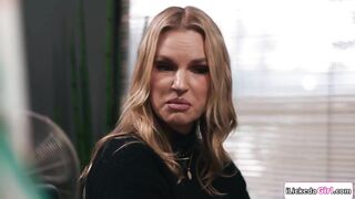 Busty milf takes stepdaughter to a hotel