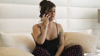 Big tits shemale anal rides with a boner