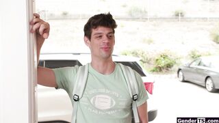 Here at Trans Omega Pi you suck my cock