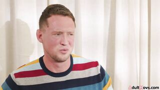 My stepdad walked in and now its stuck