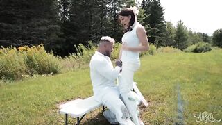 Asian Shemale Outdoors