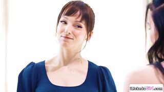 Milf fucking stepdaughter with strap on 2