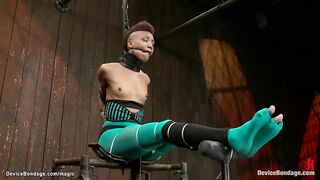 Mean Mistres Plays Ebony Female Slave