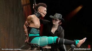 Mean Mistres Plays Ebony Female Slave