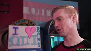 You wanna suck on my shemale lollipop?