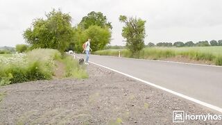 Blonde Hostel Manager Anal