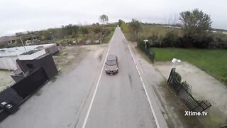 Stunt Brunette Threesome