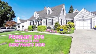 Cute Pregnant Brunette Sucks Fucks And Swallows