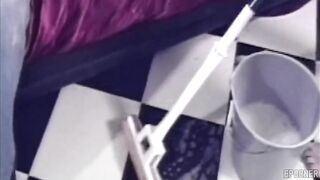 Hairy Pregnant Maid Deep Fucked