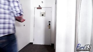 Shemale Jezebella  Takes Big Cock