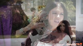 Tgirl Femdragon Kasey Kei is anal fucked