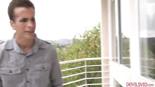 Stepdad fucks his stepdaughters teen bff