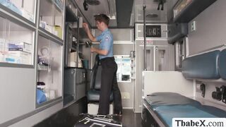 Caught our ambulance driver jerking off in mobile