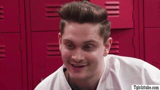 Fucking my sad crush in locker to make him happy 2