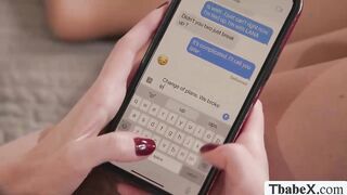 Bisexual couple invites shemale to have threesome