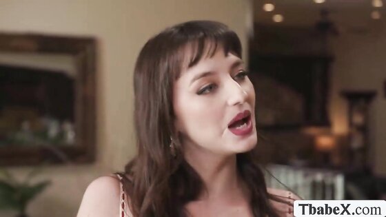 Bisexual couple invites shemale to have threesome