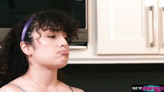 My stepdaughter let me fuck her hairy wet pussy